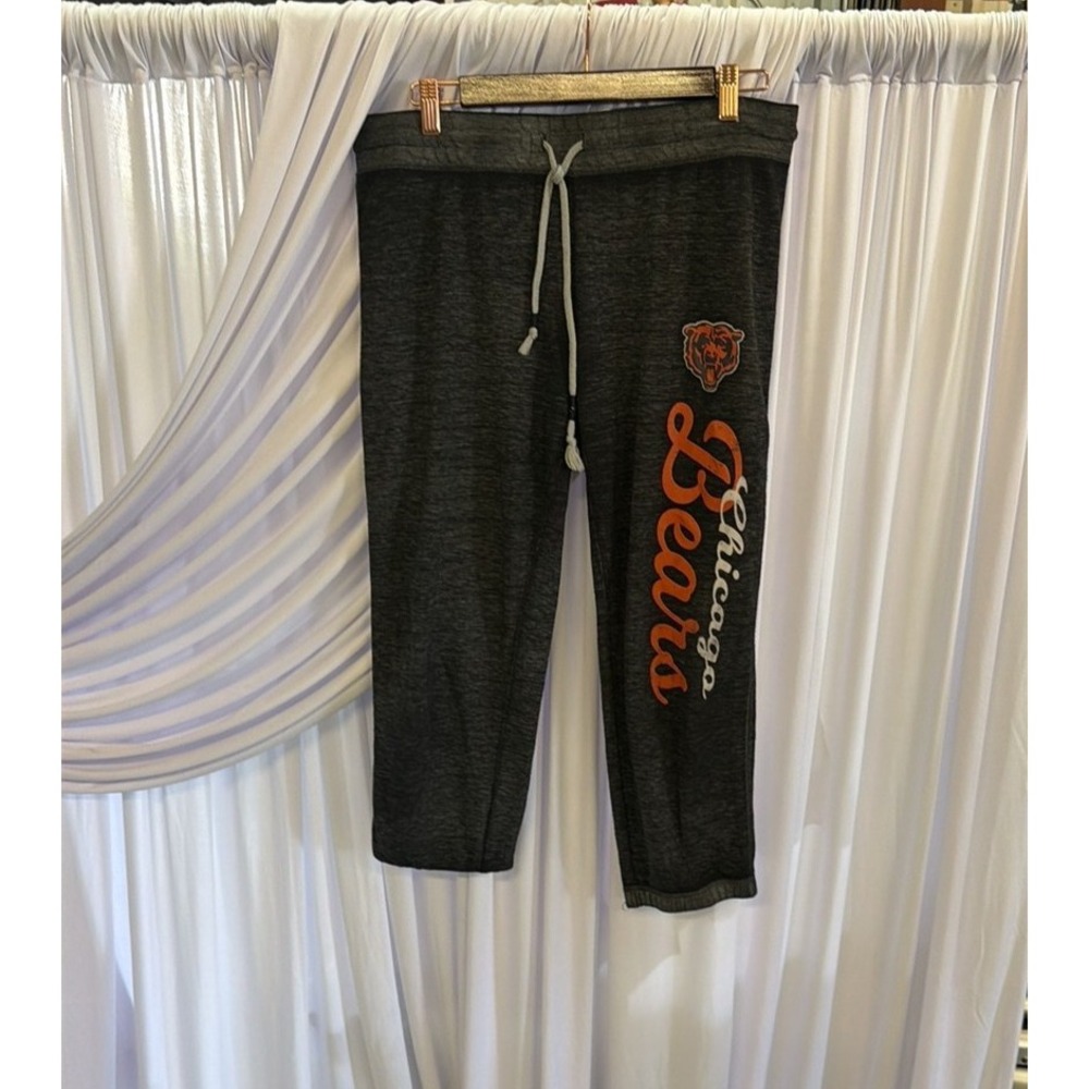 NFL Team Apparel Chicago Bears Women's Heathered Charcoal Sleep Pants